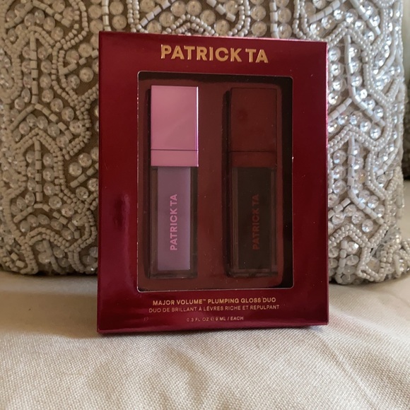 🪞 NEW Set of patrick ta major volume plumping gloss duo gloss set of 2
